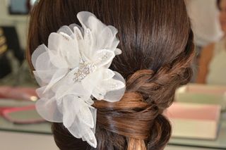 peinado con trenzas para novia