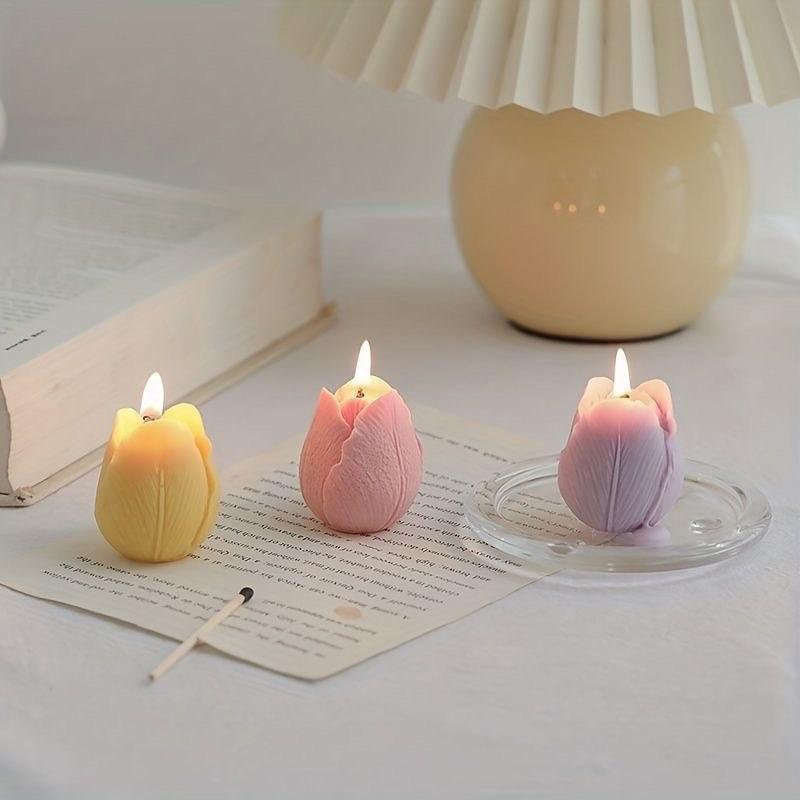 Velas en color pastel