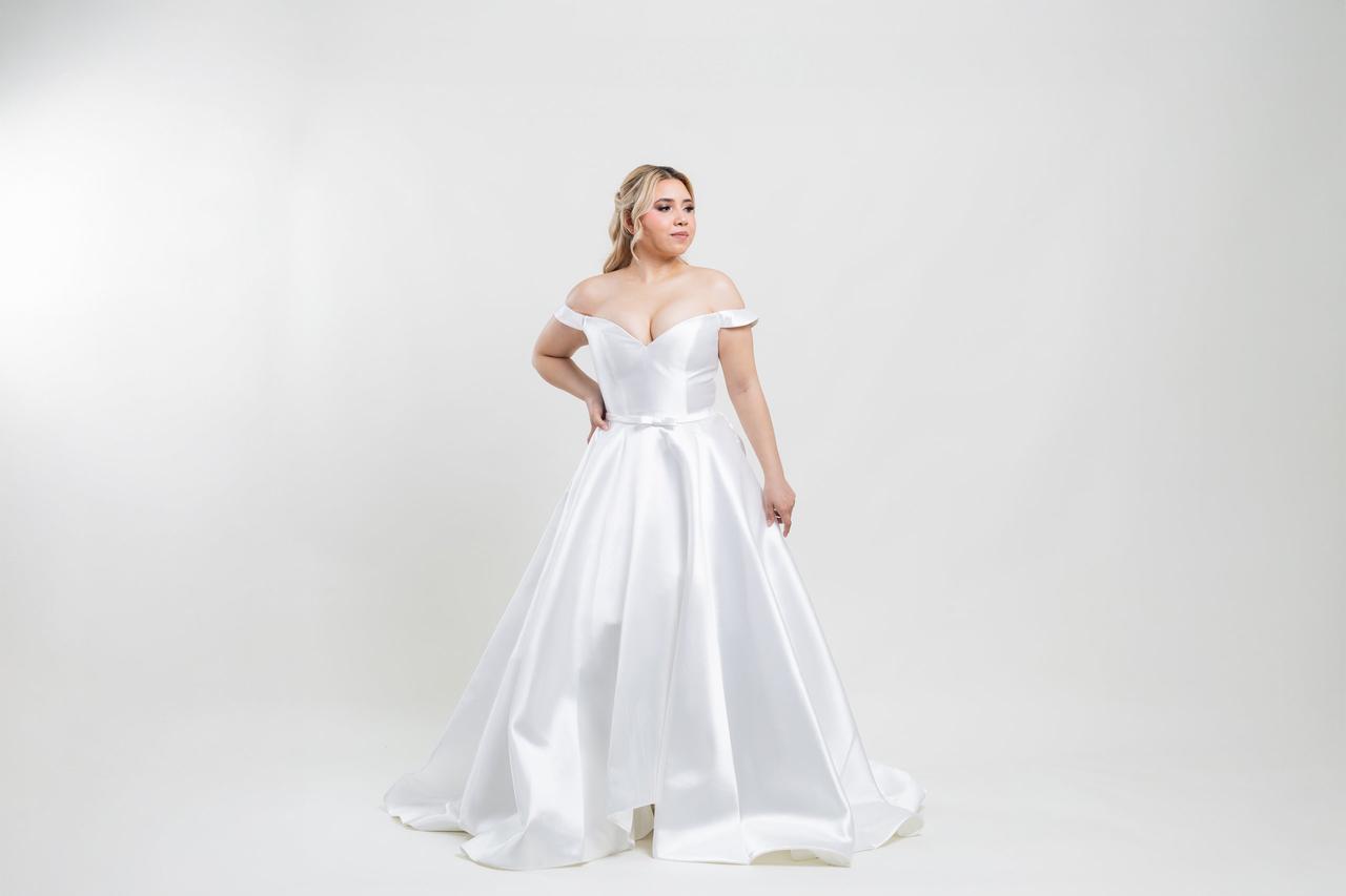 vestidos de novia para boda civil para gorditas