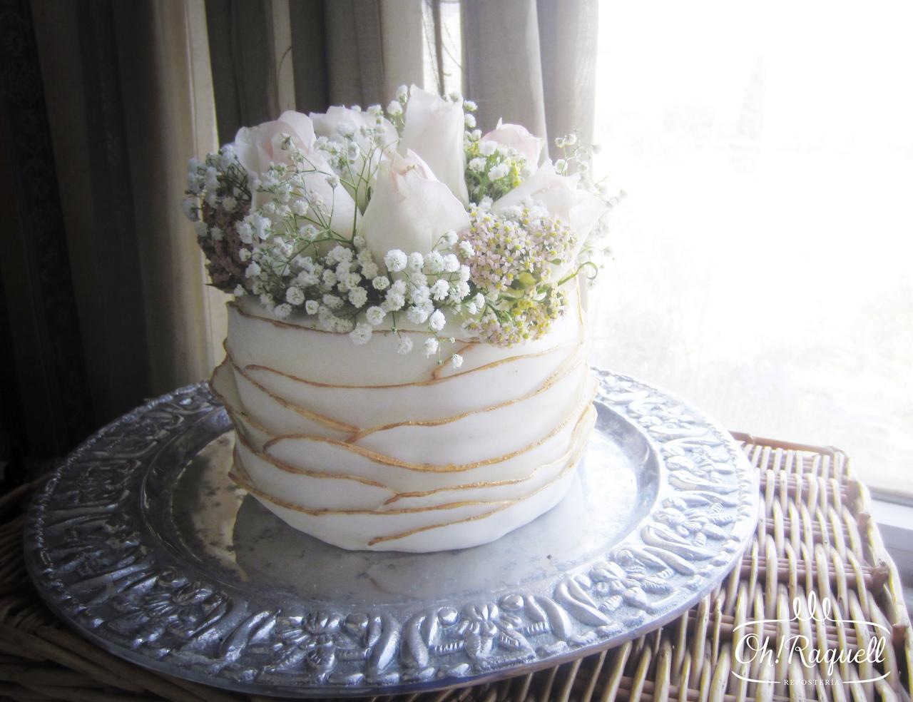 Pastel con flores, más de 40 ideas perfectas para bodas