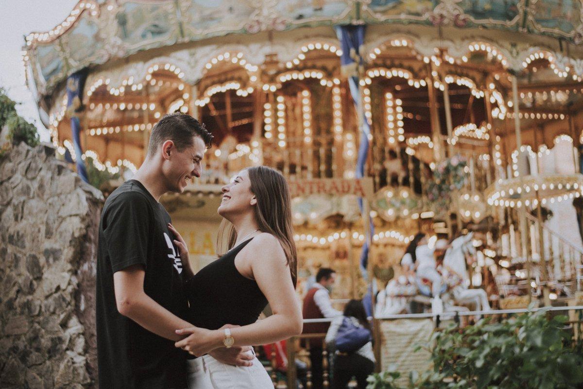 pareja feliz