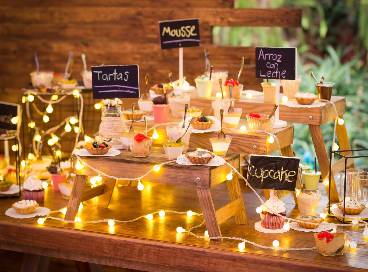 candy bar para bodas elegantes