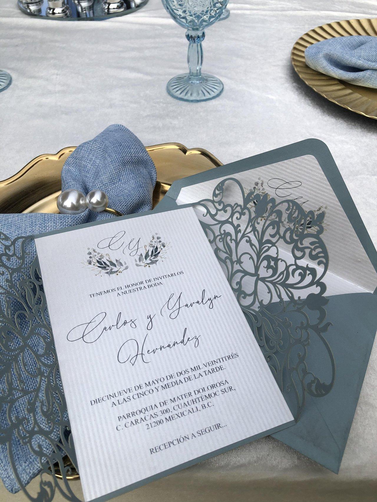 invitaciones de boda elegantes