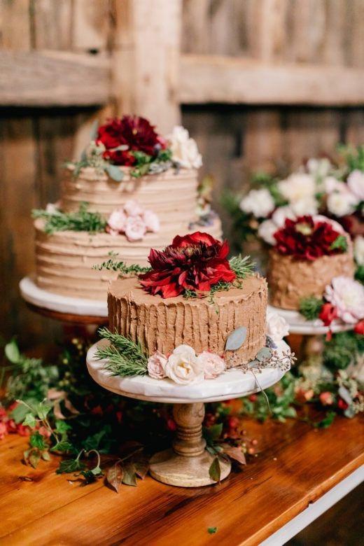 pasteles de boda de chocolate