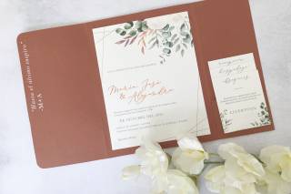 invitaciones de boda para invierno​