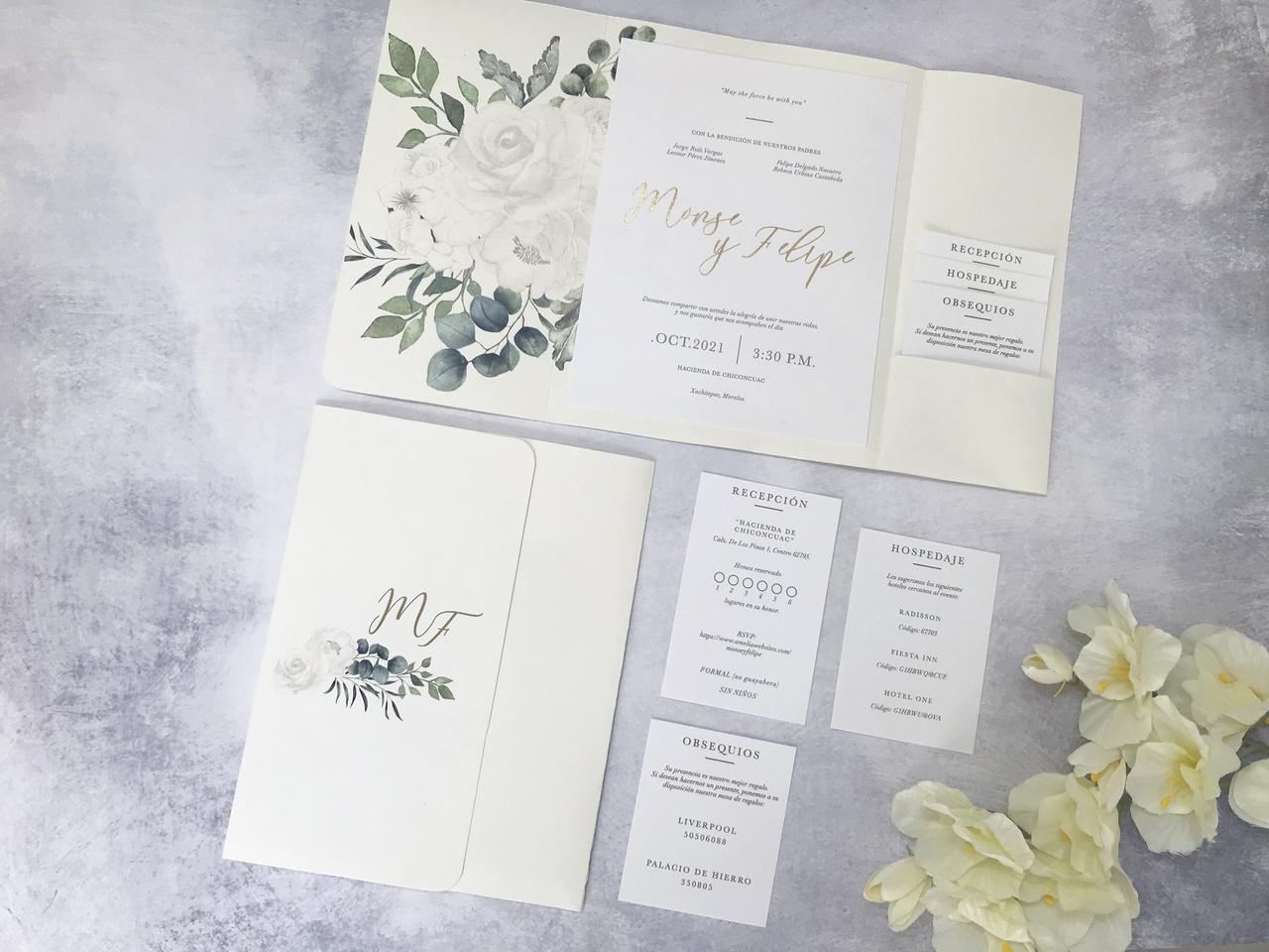 invitaciones para una boda