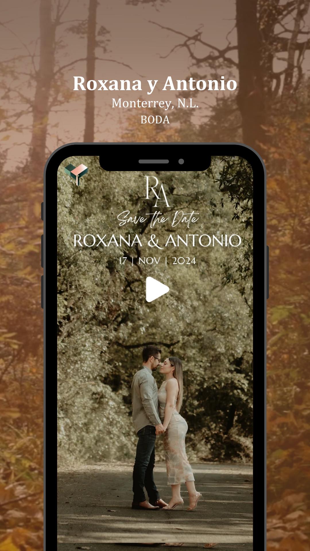 Invitaciones de boda digitales para WhatsApp