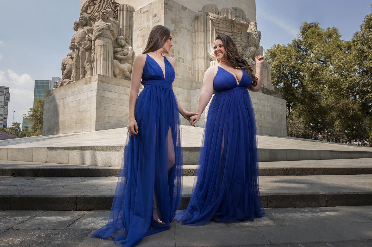 vestidos azules de fiesta