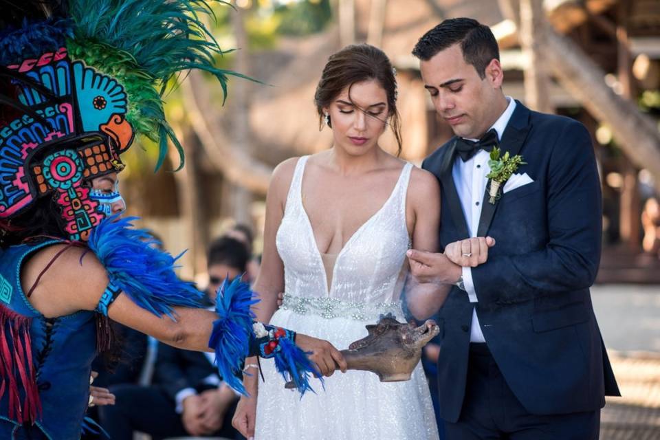 boda temática maya