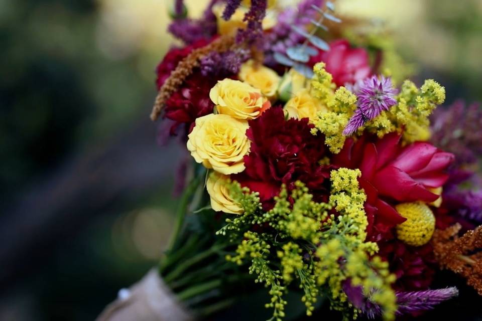 Flores secas naturales, ramo de novia, flores de dama de honor, arreglo de  boda, ramillete (2 ramilletes)