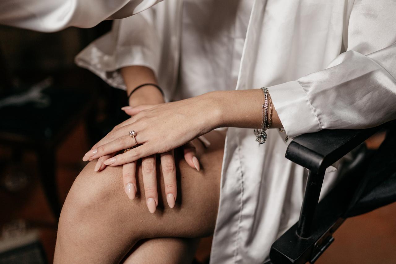 boda uñas para novias elegantes