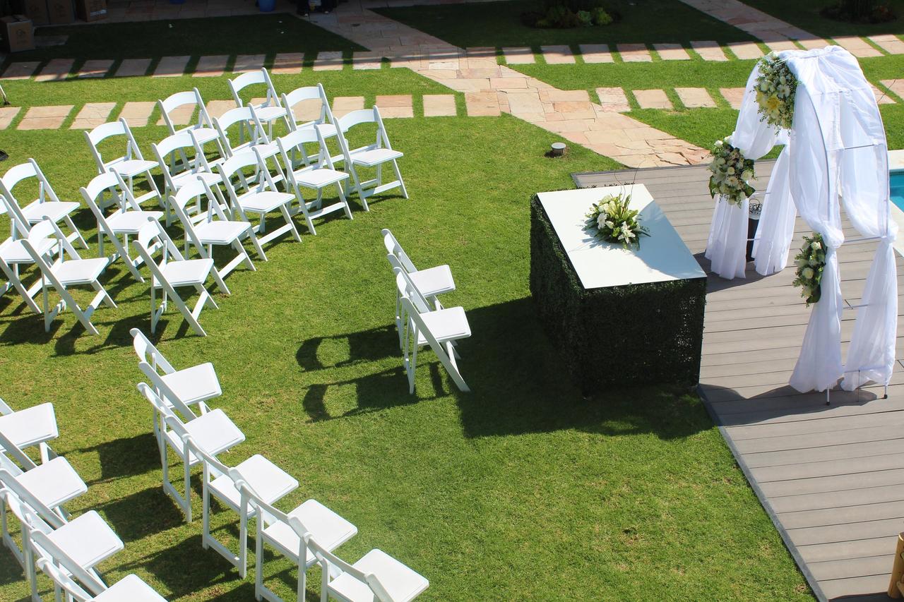 Altar de boda al aire libre