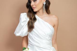 Vestido corto para boda civil