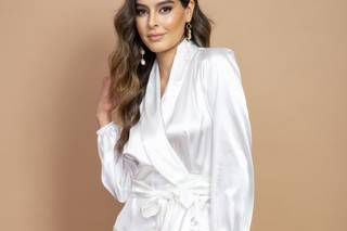 Vestido sencillo y elegante para boda civil