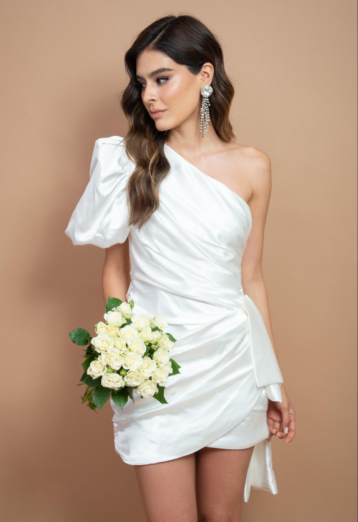 Vestido corto para boda civil