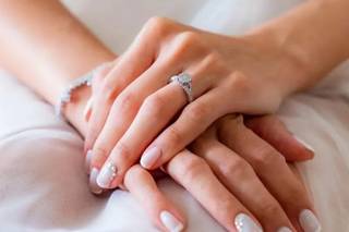 uñas para novias elegantes