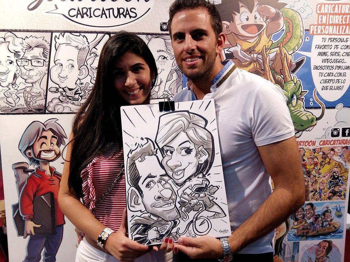 Caricatura o ilustración para regalar a mi amor