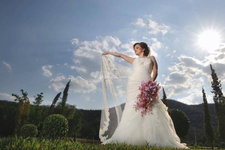 El encaje en la boda