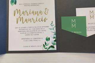 invitaciones de boda para invierno​