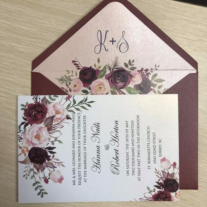 invitaciones para una boda