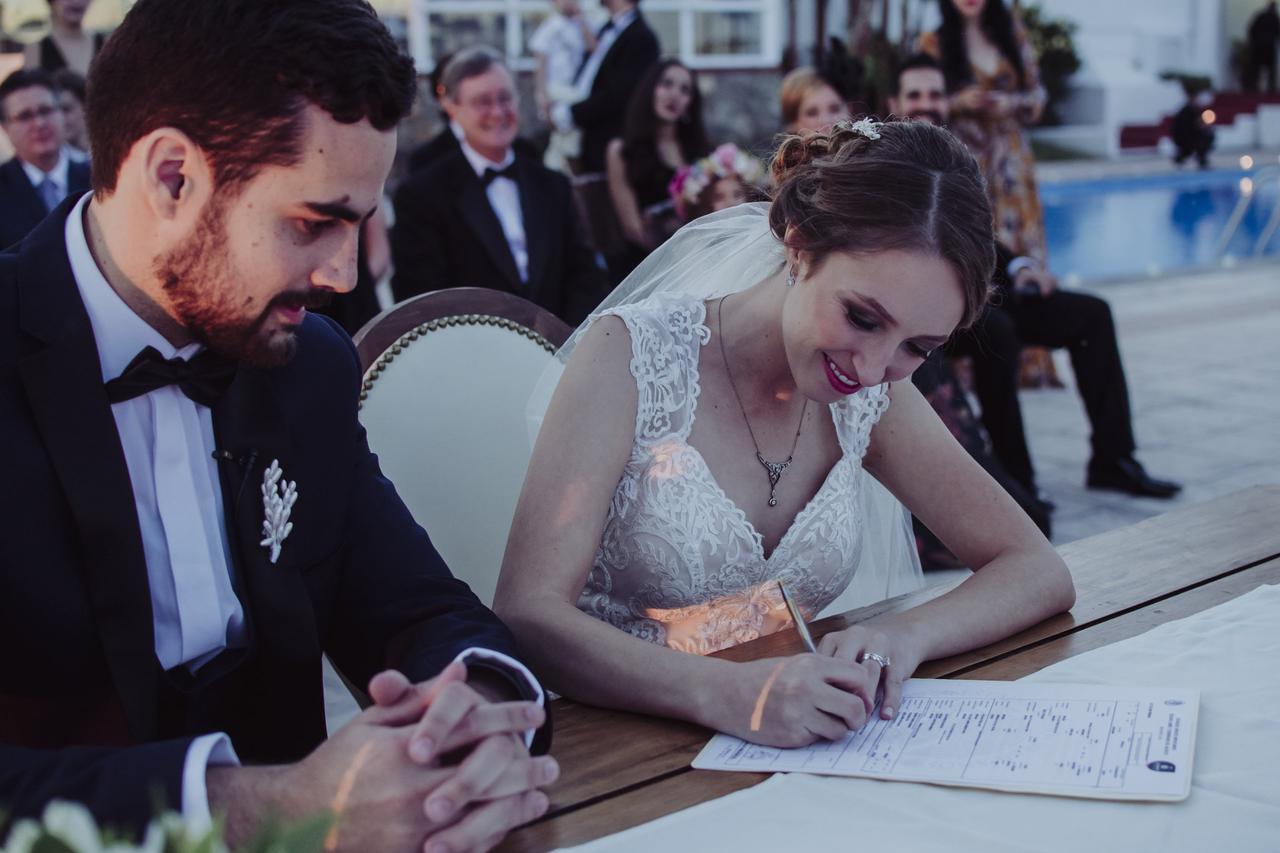 firma de acta matrimonial