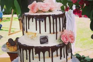 pastel de boda de chocolate