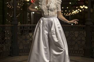 Mono con encaje para outfit para boda civil