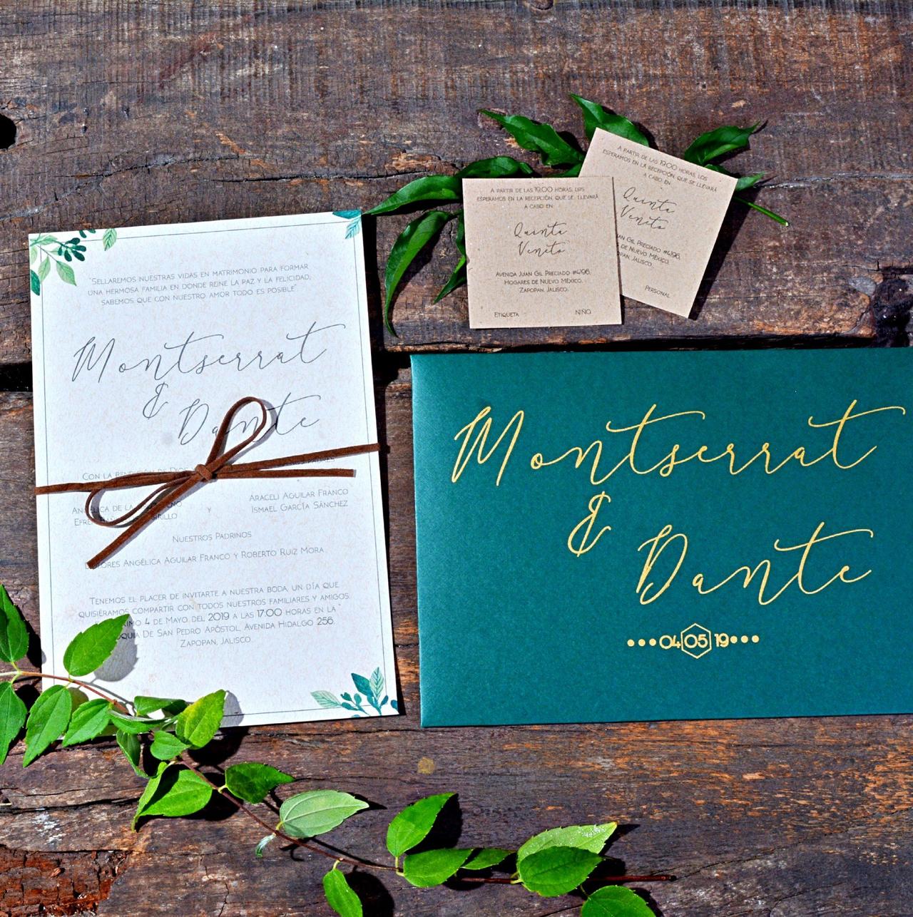 invitaciones de boda para invierno​