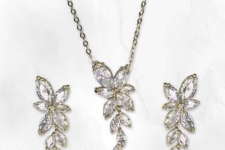 Ideas de regalo de navidad de juego de aretes y collar