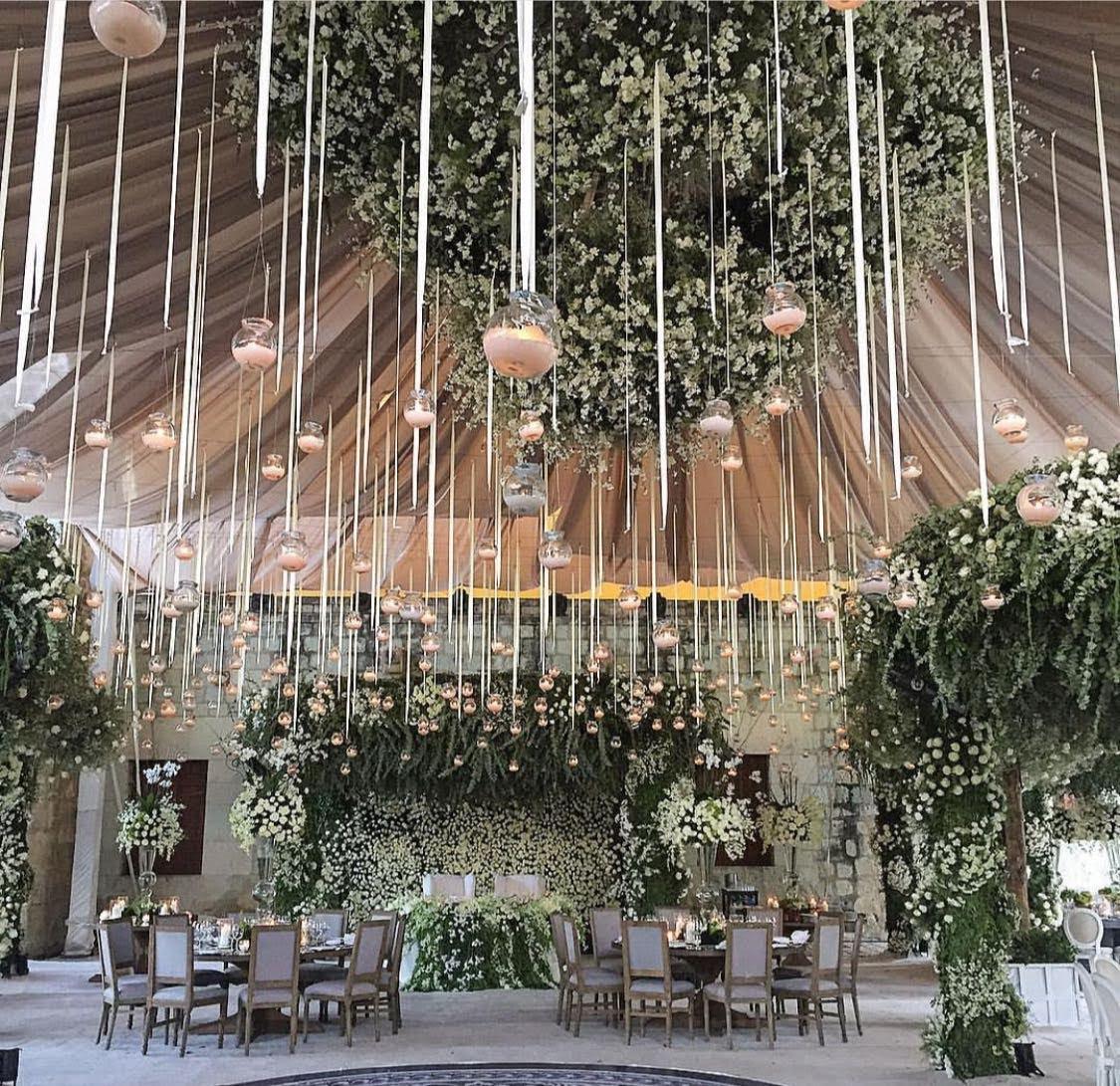 decoración con luces para boda