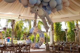 decoración globos para boda