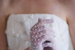 guantes de novia