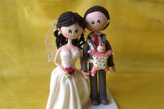 muñecos para pastel de boda personalizados