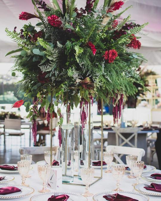 centros de mesa para boda