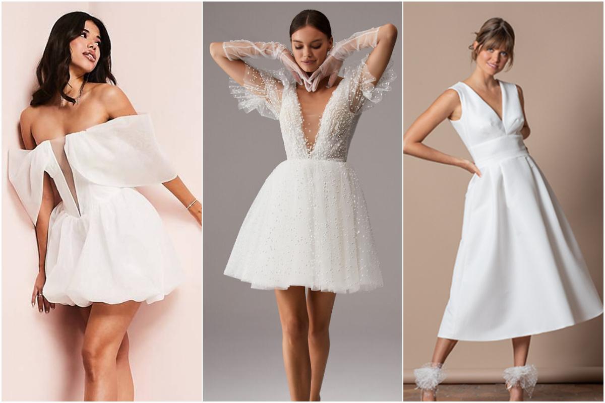 Los vestidos ideales para copiar el look de novia más viral del momento -  