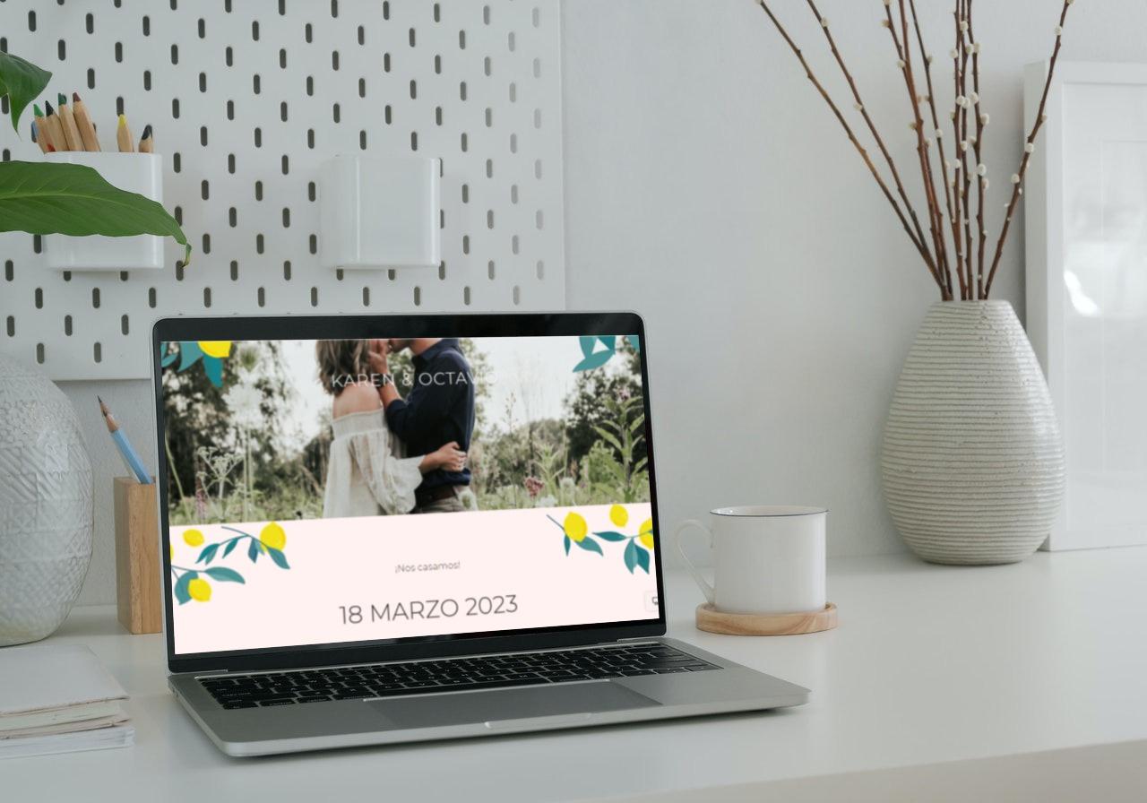 web de boda