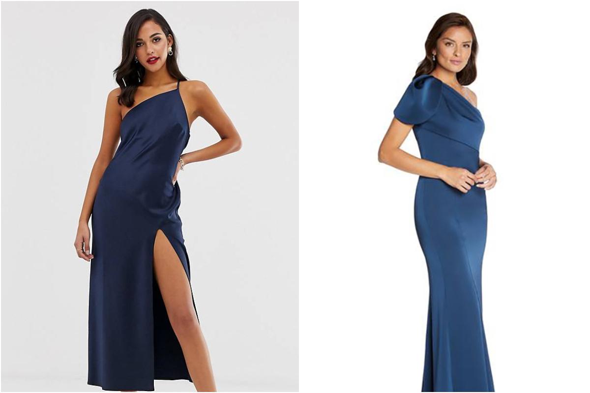 vestidos de fiesta largos azules para invitadas a bodas
