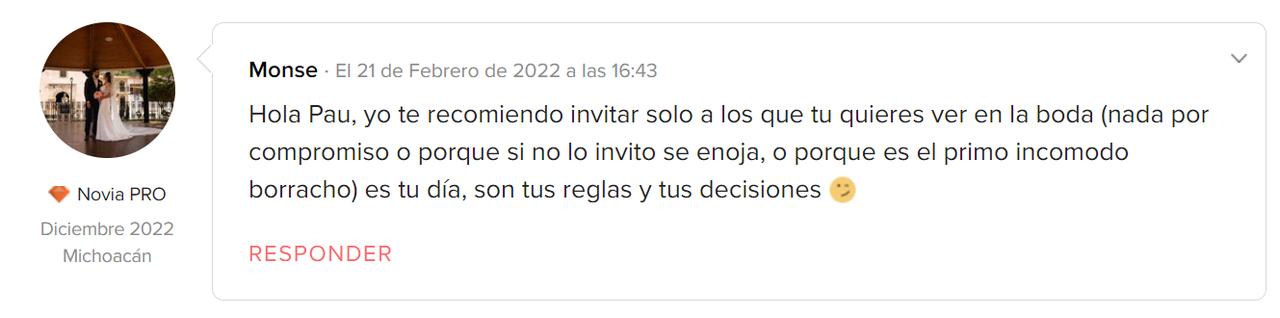 invitados de boda