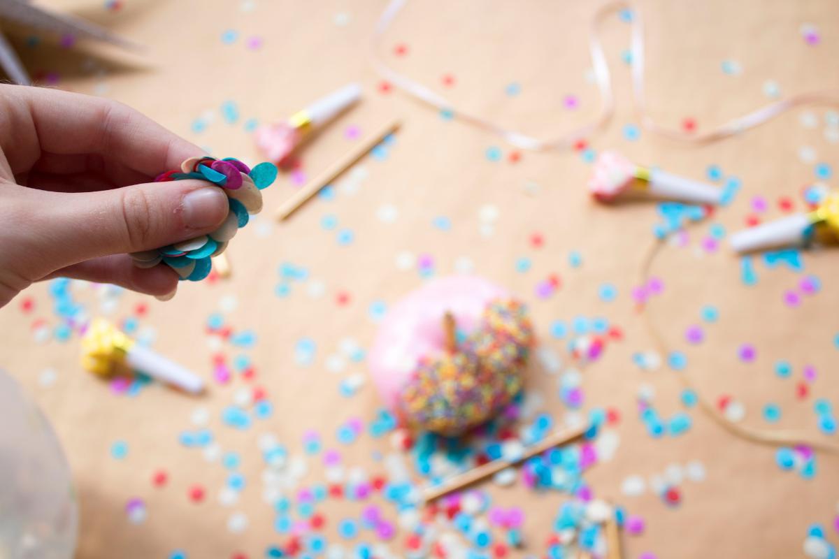 confeti diy