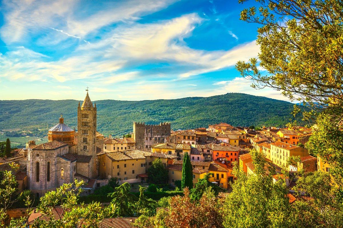 Paisaje de la Toscana, Italia
