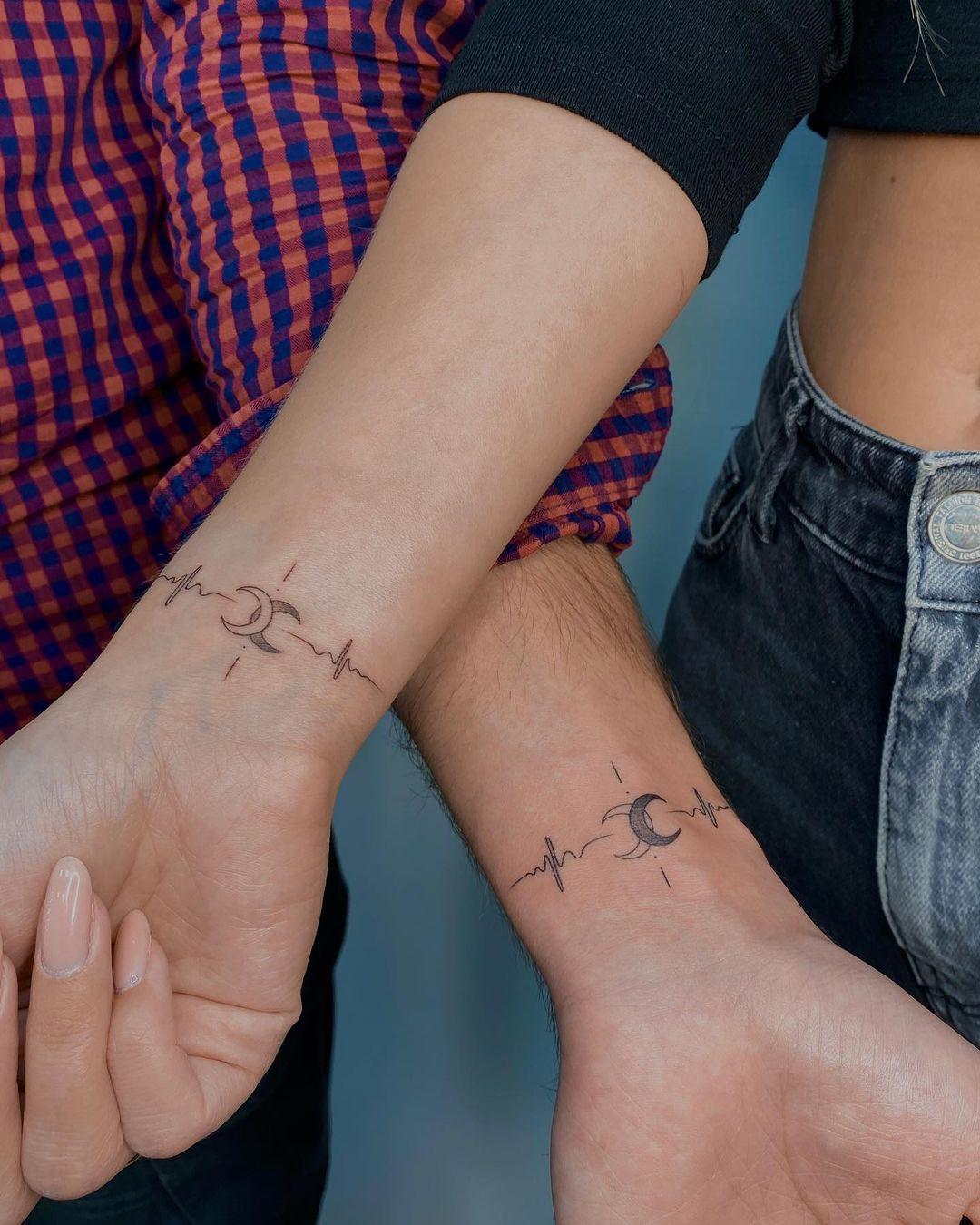tatuaje coordinado pareja