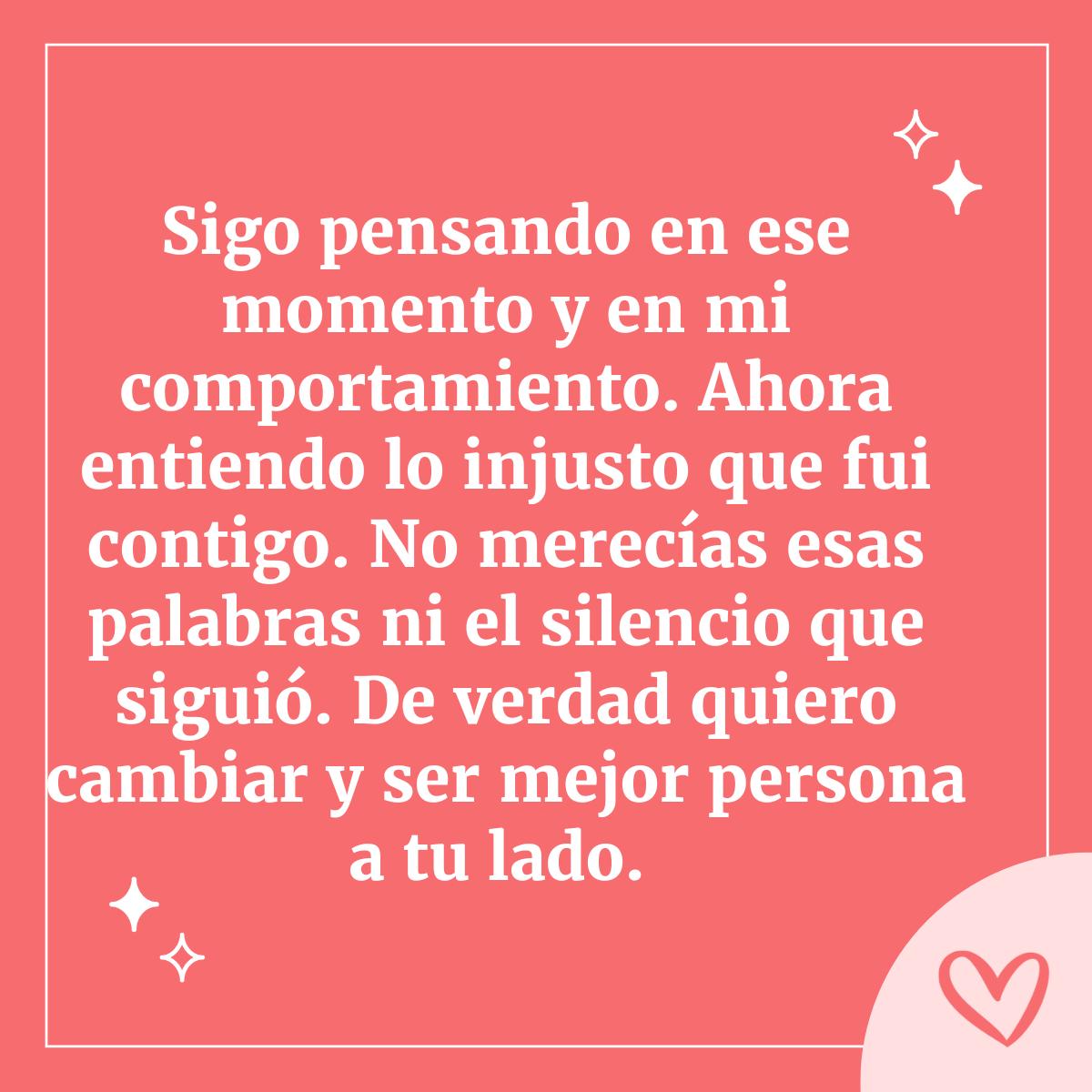 Textos largos para disculparse