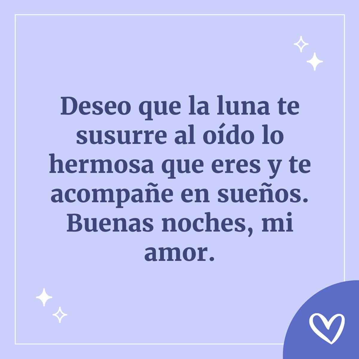Frases de buenas noches originales