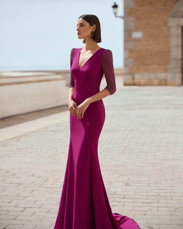 Vestidos de damas de honor juveniles gama tintos