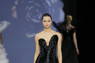 vestido de novia negro corto