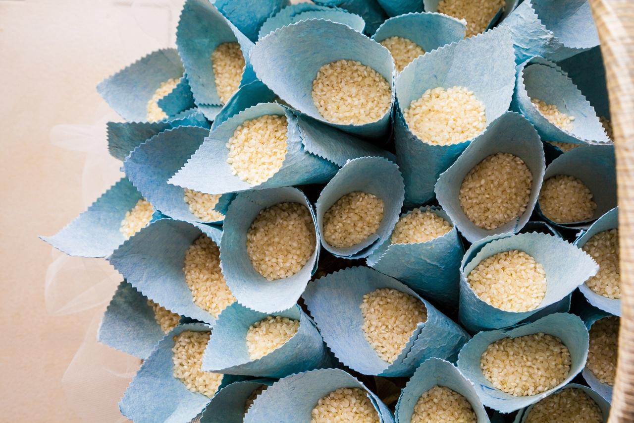 Conos confeti / Cucuruchos arroz de papel kraft-boda - Mibo detalles