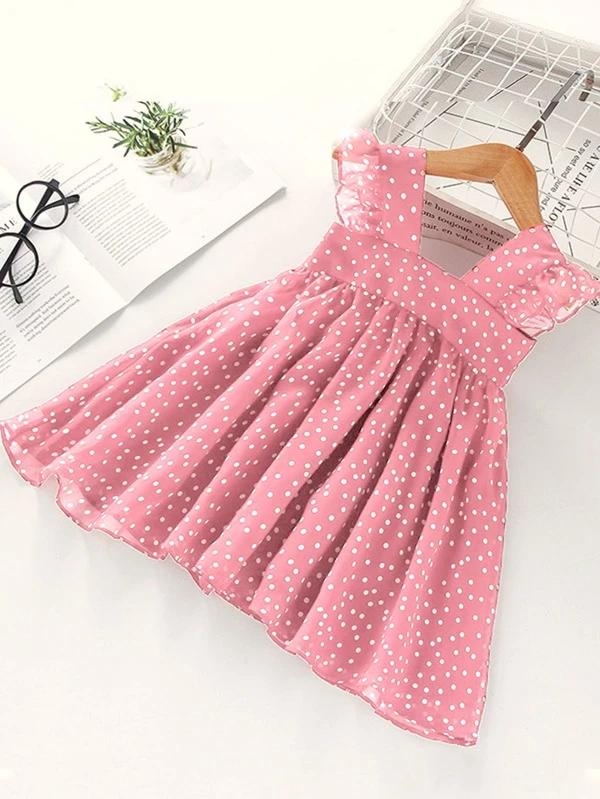 vestido de fiesta para niña elegante rosa