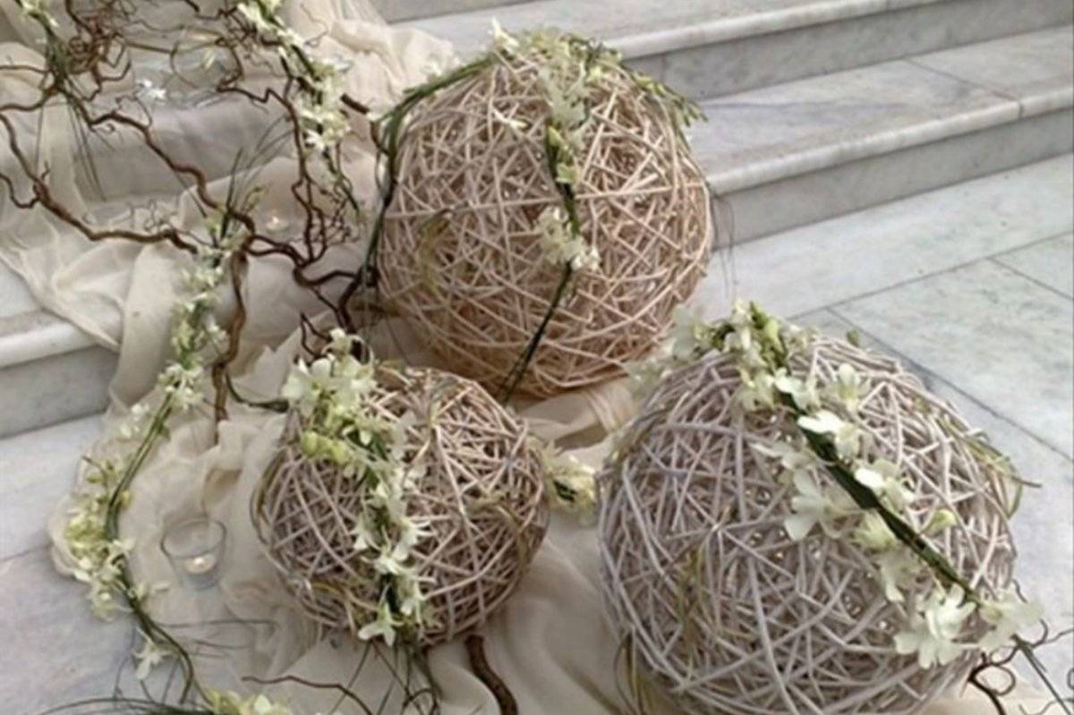 Trampolín Inmigración Bolsa Cómo hacer esferas decorativas de cuerda? - bodas.com.mx