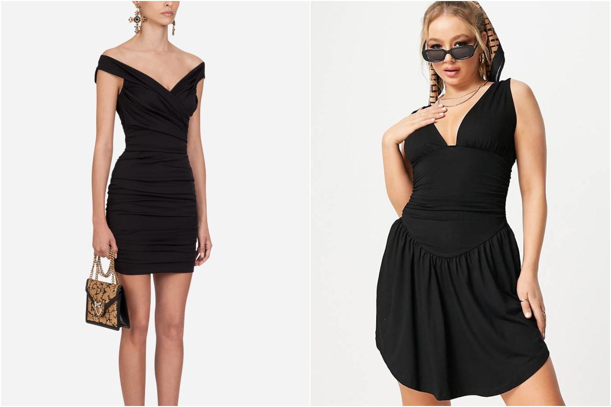 vestidos cortos negros de fiestas para invitadas a boda