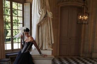 vestido de novia negro